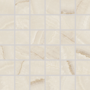 Onyx mozaika rektifikovaná 30x30 tmavě béžová DDM06835 